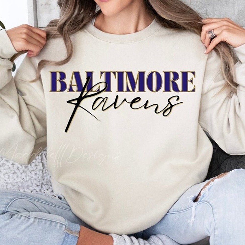 BALTIMORE RAVENS Baltimore Ravens Sweatshirt, Go Ravens, Super Bowl